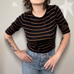 Vince striped stretchy top